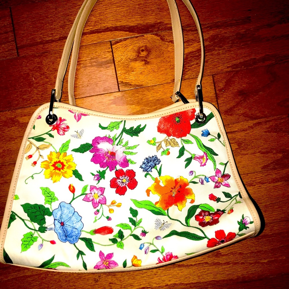 Talbots floral purse